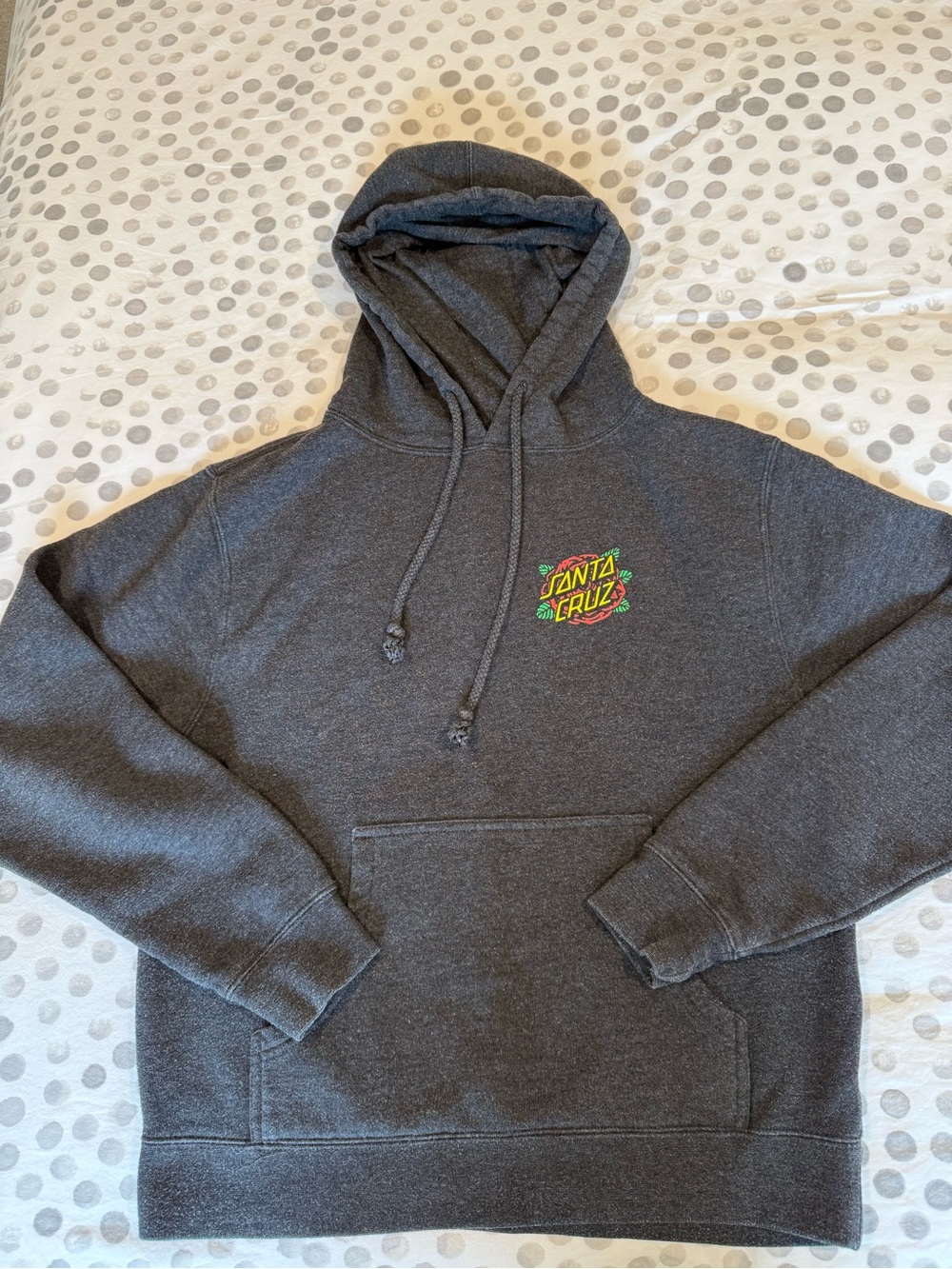 Santa Cruz Skateboards Dark Gray Pullover Hoodie